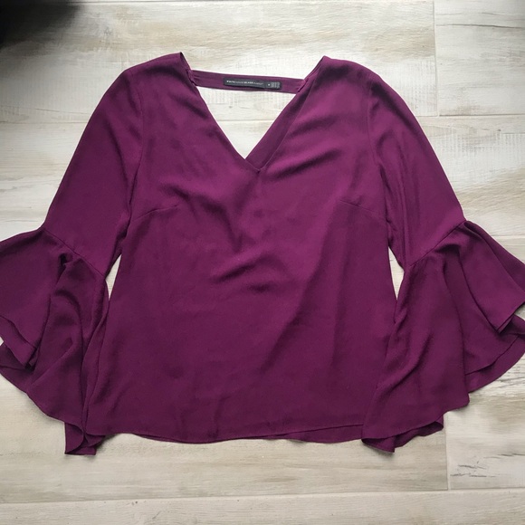White House Black Market Tops - NWOT White House Black Market Magenta blouse sizeM
